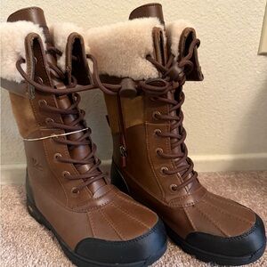 UGG Brown and Black Winter Boots